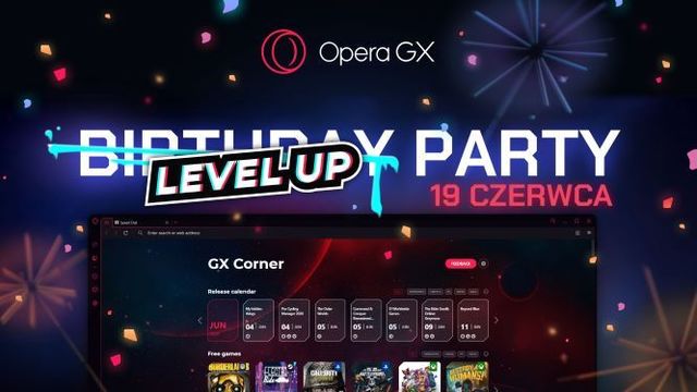 Opera GX z urodzinową aktualizacją