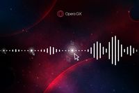 Opera GX ze zmieniającym się tłem dźwiękowym 