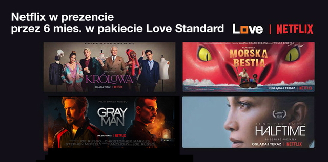 Orange Love Standard z Netflix