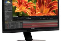 Monitor PHILIPS 241P6VPJKEB z rozdzielczością 4K