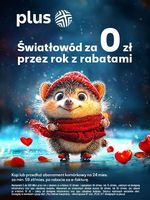 Plus Światłowód za 0 zł przez rok