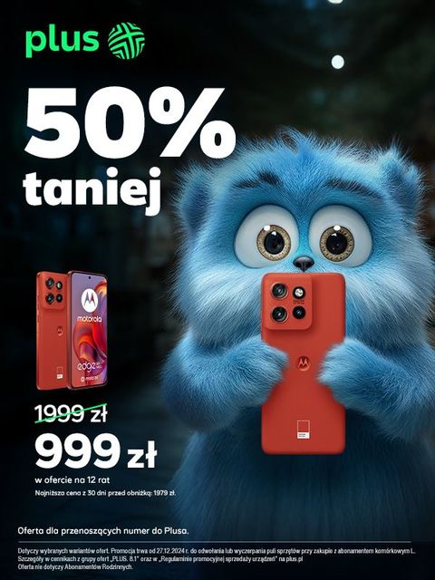 W Plusie smartfony 50% taniej