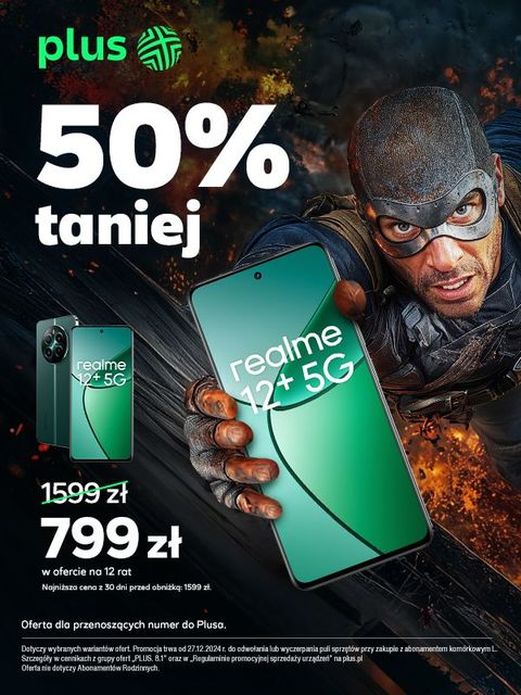 W Plusie smartfony 50% taniej