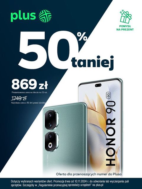 W Plusie smartfony 50% taniej przy przeniesieniu numeru