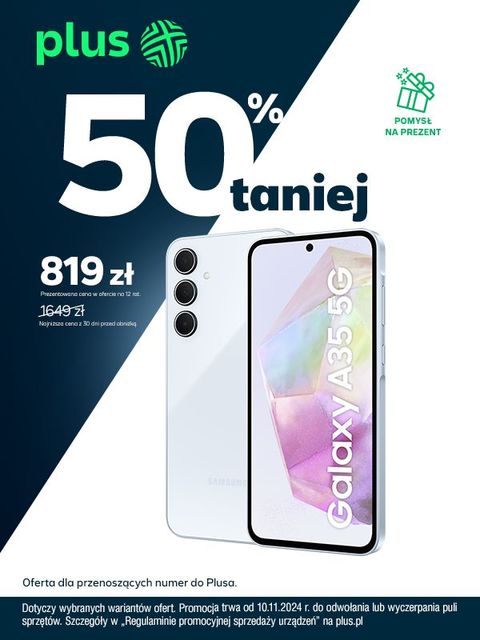 W Plusie smartfony 50% taniej przy przeniesieniu numeru