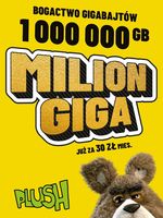 Milion gigabajtów co 30 dni nawet przez 9 miesięcy