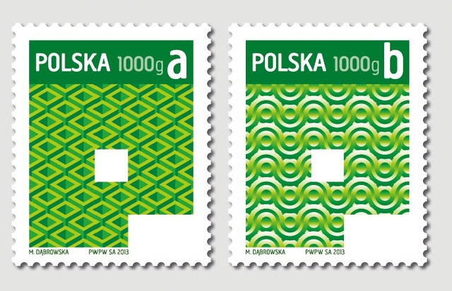 Poczta wprowadzi nowe znaczki. Bez ceny