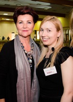 Jolanta Kwaśniewska oraz Elżbieta Jeznach podczas Polish Businesswoman Congress 2014