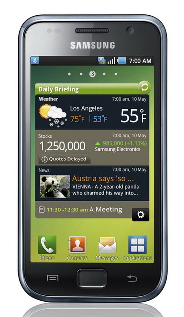 Smartfon Samsung Galaxy S w Europie