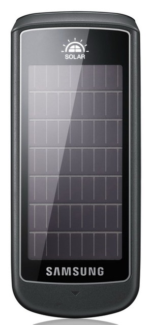 Telefon Samsung E1107 na baterię słoneczną