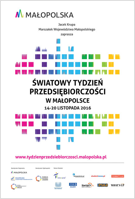 14-20 XI 2016: Światowy Tydzień Przedsiębiorczości w Małopolsce