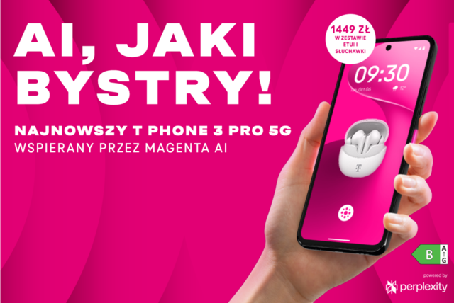 Nowy T Phone 3 Pro od T-Mobile: inteligentny telefon z asystentem AI i potrójnym aparatem