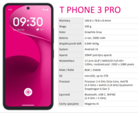 T Phone 3 Pro - specyfikacja techniczna