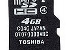 Karta pamięci Toshiba microSDHC 4GB