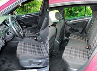 Volkswagen Golf GTI - przednie i tylne fotele