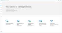 Nowy pulpit Windows Defender Security Center