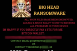 System Windows zaatakowany przez ransomware Big Head