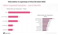 Skala ataków na organizacje w Polsce (Grudzień 2022)
