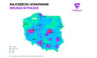 Najczęściej atakowane miejsca w Polsce