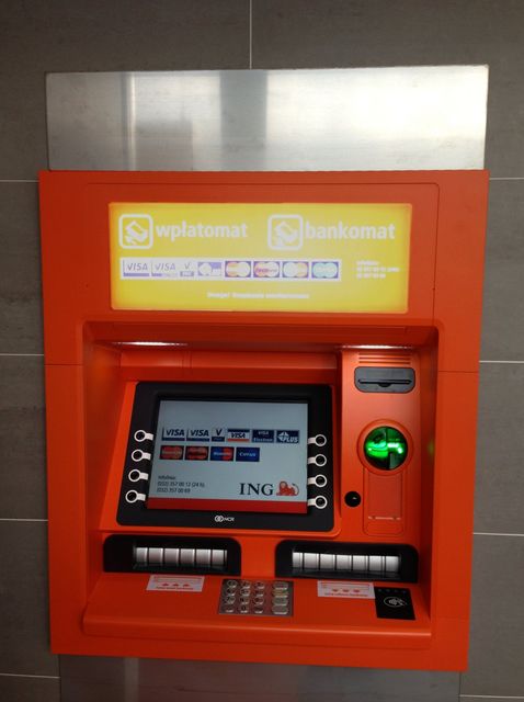 Bankomaty zbliżeniowe ING