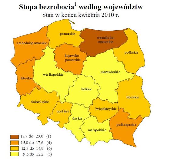 Bezrobocie w Polsce IV 2010