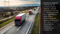 Największe zaległości ma transport drogowy