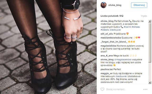 Modne buty, czyli gorący temat social media