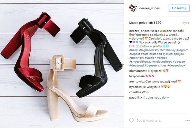 Modne buty, czyli gorący temat social media