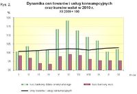 Dynamika cen towarów i usług konsumpcyjnych oraz kursów walut w 2010 r.