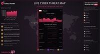 Mapa ataków cybernetycznych