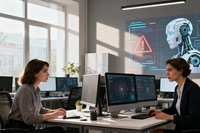 Prawie 20% pracowników w Polsce udostępnia AI dane wrażliwe firmy, a 58% nie wie, czym jest deepfake