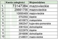 10 najbardziej zadłużonych osób w Polsce