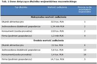 Dane dotyczące dłużnika województwa mazowieckiego