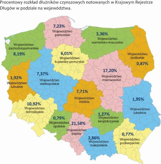 Rośnie zadłużenie czynszowe Polaków