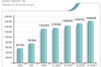 Rejstracja domen .pl w 2009 roku