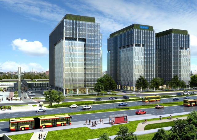 Nowy dworzec Warszawa Zachodnia i kompleks biurowy West Station