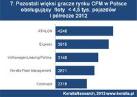 Pozostali więksi gracze rynku CFM w Polsce