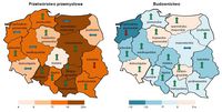  Przetwórstwo przemysłowe i budownictwo - koniunktura wg województw