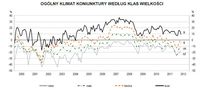Ogólny klimat koniunktury wg klas wielkości
