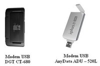 Modem USB DGT CT-680 oraz modem USB AnyData ADU – 520L