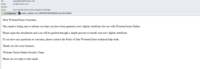 Sfałszowana wiadomość email