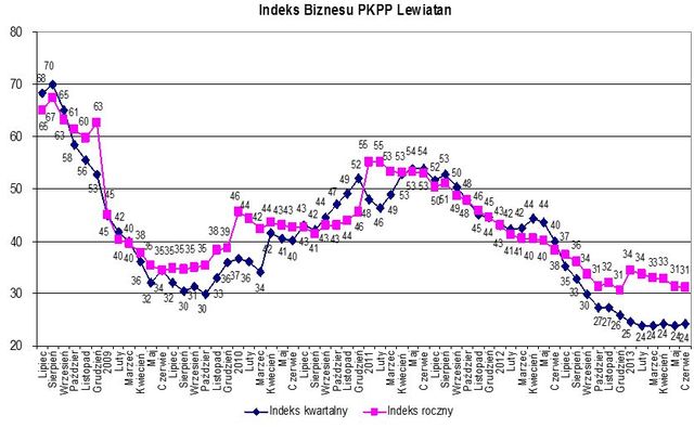 Indeks biznesu PKPP Lewiatan VI 2013