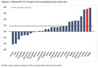 Inflacja HICP r/r w krajach Unii Europejskiej w lipcu 2020 roku