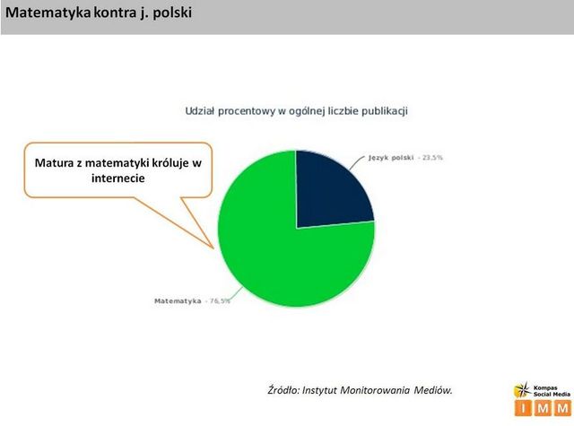 Polski Internet a matura 2013