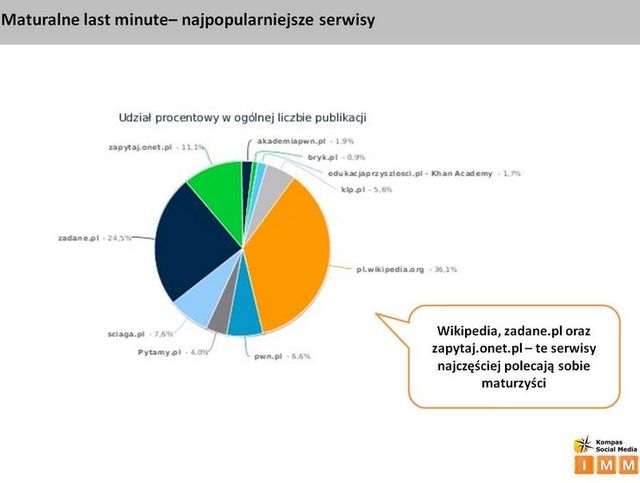 Polski Internet a matura 2013