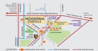 Osiedle Moderna III - mapa