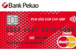 Wielowalutowa karta debetowa od Banku Pekao