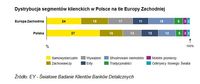 Dystrybucja segmentów klienckich w Polsce na tle Europy Zachodniej