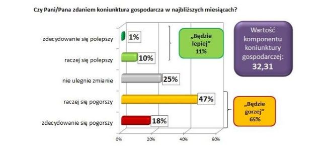 Koniunktura gospodarcza wg MŚP I kw. 2013