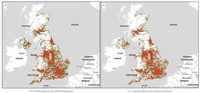 Wielka Brytania: mapy (2.03 vs 16.03)